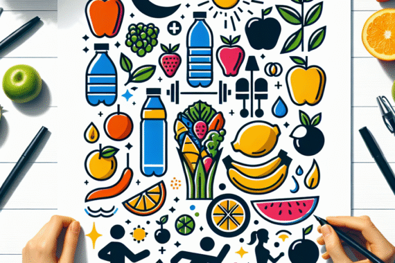 Ide Poster Gaya Hidup Sehat yang Mudah Digambar dan Menarik